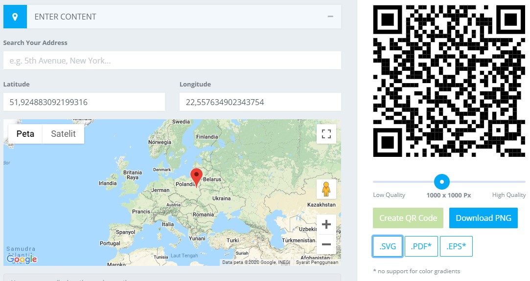 Easy Way to Make QR Code for Location