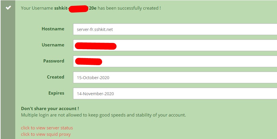 How To Create a Free 30 Day SSH Aaccount